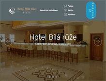 Tablet Screenshot of hotelbilaruze.cz